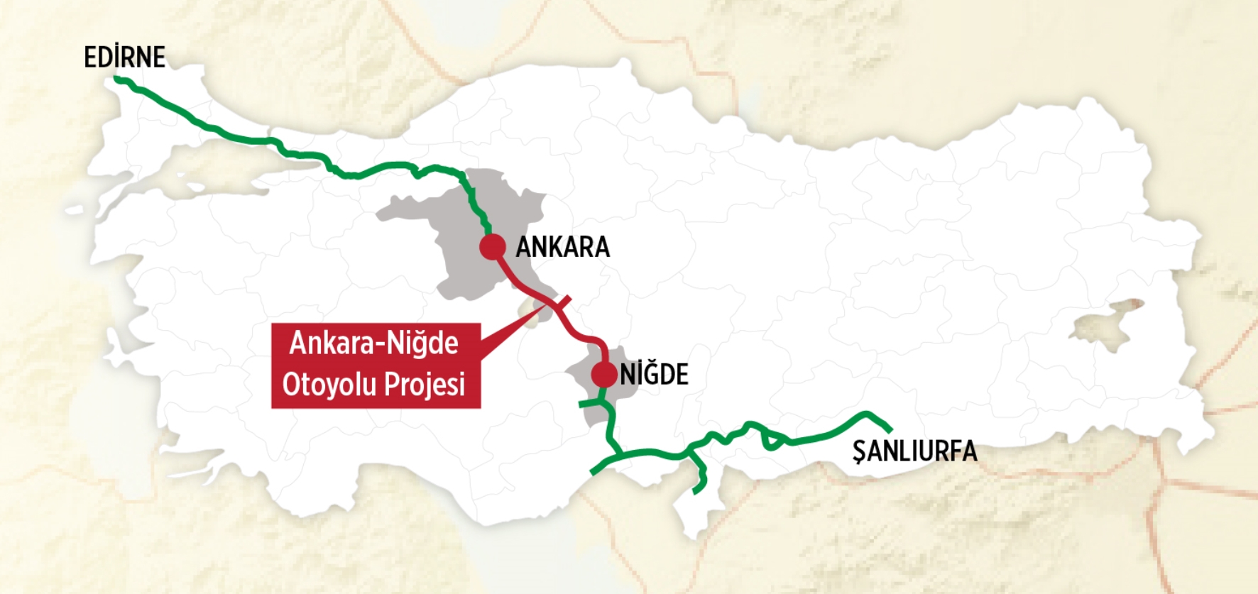 Ankara Niğde Otoyolu Gişe ve Bakım Merkezleri Projemiz Devam Ediyor